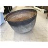 Image 7 : ANTIQUE CAST IRON STEVENSON RENDERING POT 15 1/2" x 27" CRACKS ETC