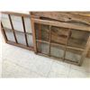 Image 4 : LOT OF 2 ANTIQUE 6 PANE WINDOWS ONE PANE MISSING 35" x 29"