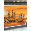 Image 4 : LARGE SHIP WALL HANGING 54" x 30"