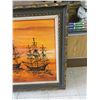 Image 5 : LARGE SHIP WALL HANGING 54" x 30"