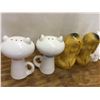 Image 5 : LOT OF VINTAGE ANIMAL SALT AND PEPPER SHAKERS