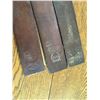 Image 5 : LOT OF 3 ANTIQUE LEATHER SHAVING STROPS