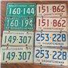 Image 1 : LOT OF 4 PAIRS OF SASKATCHEWAN LICENCE PLATES