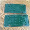 Image 2 : PAIR OF 1956 SASK LICENCE PLATES