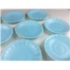 Image 3 : LOT OF 10 VINTAGE PYREX DELPHITE 6" SAUCERS