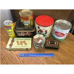 LOT OF TINS