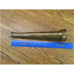 BRASS FIRE HOSE NOZZLE