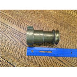 BRASS FIRE HOSE NOZZLE