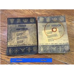 1959 FORD AND MERCURY SHOP MANUALS