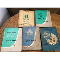 VARIOUS SHOP MANUALS