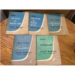 FORD SHOP MANUAL SUPPLEMENTS