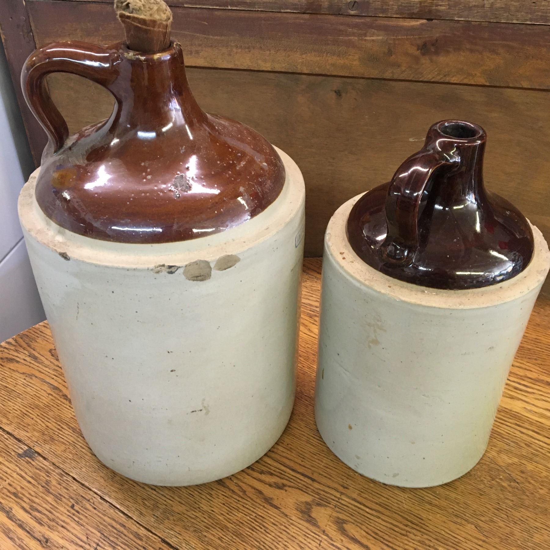 CROCK JUGS MARKED IMPERIAL