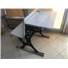 Image 6 : ANTIQUE CAST IRON SCHOOL DESK