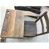 Image 2 : ANTIQUE WOODEN SCHOOL DESK