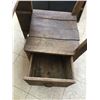 Image 4 : ANTIQUE WOODEN SCHOOL DESK