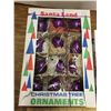 Image 2 : LOT OF TWO VINTAGE BOXES OF SANTA LAND CHRISTMAS ORNAMENTS