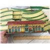 Image 9 : VINTAGE METAL WAKEFIELD CASTROL TOY CAR TRACK (GERMANY) AND TRAIN STATION (ENGLAND)