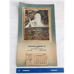 1953 PRINCE ALBERT SASK ADVERTISING CALENDAR