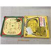 Image 1 : VINTAGE MUNRO GAMES CROKINOLE DOUBLE SIDED GAME BOARD AND BOX