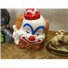 Image 4 : MISC LOT CLOWN PIGGY BANK OWL ETC