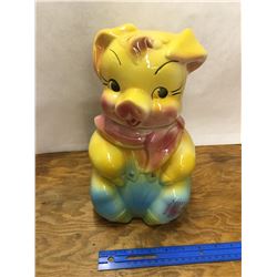 PIG COOKIE JAR MADE IN USA