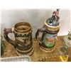 Image 3 : MISC LOT STEINS GLASS ETC