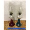 Image 1 : PAIR OF OIL LAMPS