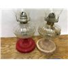 Image 6 : PAIR OF OIL LAMPS TIN BASES