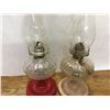 Image 7 : PAIR OF OIL LAMPS TIN BASES