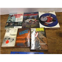 LOT OF FISHING HUNTING CAMPING SURVIVAL RELATED BOOKS