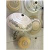 Image 3 : LOT OF VINTAGE LIGHT SHADES AND FIXTURES