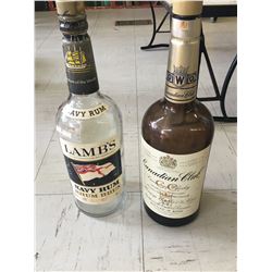 LOT OLD 2 TEXAS MICKEY BOTTLES