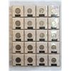 Image 1 : PAGE LOT CANADA NICKELS VARIOUS YEARS BETWEEN 1924 - 1936