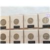 Image 2 : PAGE LOT CANADA NICKELS VARIOUS YEARS BETWEEN 1924 - 1936