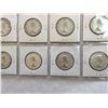 Image 11 : PAGE LOT CANADA SILVER 50 CENT PIECES VARIOUS YEARS BETWEEN