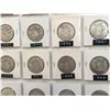 Image 5 : PAGE LOT CANADA SILVER 50 CENT PIECES VARIOUS YEARS BETWEEN