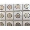 Image 9 : PAGE LOT CANADA SILVER 50 CENT PIECES VARIOUS YEARS BETWEEN