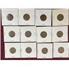 Image 6 : LOT OF 12 USA PENNIES BETWEEN 1910 - 1929