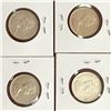 Image 2 : LOT OF 4 1967 CANADA 25 CENT COINS SILVER