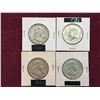 Image 1 : LOT OF 4 USA 50 CENT PIECES SILVER 1959 1967 1962 1960