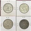 Image 2 : LOT OF 4 USA 50 CENT PIECES SILVER 1959 1965 1966 1967