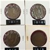 Image 3 : LOT OF 8 CANADA LARGE CENT PENNIES BETWEEN 1888 - 1920