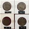 Image 2 : LOT OF 8 CANADA LARGE CENT PENNIES BETWEEN 1904 - 1920
