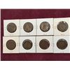 Image 4 : LOT OF 8 CANADA LARGE CENT PENNIES BETWEEN 1904 - 1920