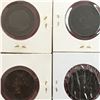 Image 6 : LOT OF 4 CANADA LARGE CENT PENNIES 1859 1859 1888 1882H