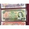 Image 6 : CANADA BANKNOTES DENOMINATIONS $1 $2 $5 $10 $20 $50 VARIOUS YEARS