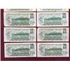 Image 10 : LOT OF10 1973 CANADA $1 BANKNOTES