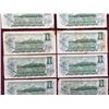 Image 8 : LOT OF10 1973 CANADA $1 BANKNOTES