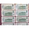 Image 9 : LOT OF10 1973 CANADA $1 BANKNOTES