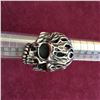 Image 1 : LARGE STERLING SILVER BIKER RING SIZE 7